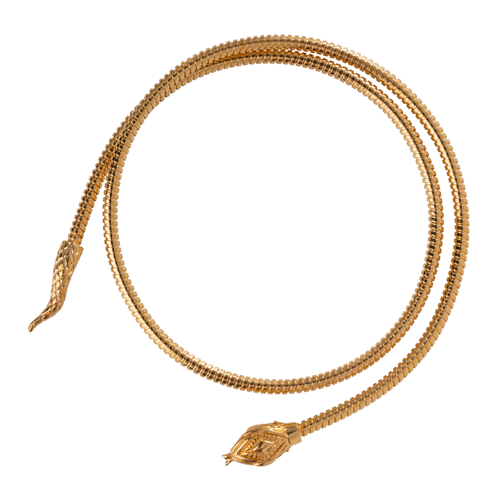 Collana serpente in maglia tubogas lisca ad 1 giro